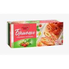 Пирог Бриошь крыжовник-земляника 300гр / Русская нива