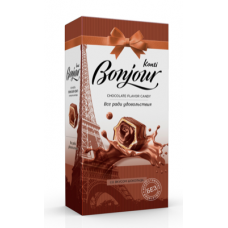 Конфеты Бонжур со вкусом шоколада 80гр
