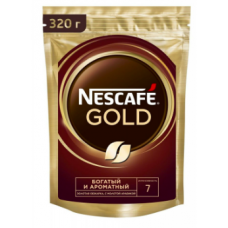  Кофе  Nescafe Голд 320гр пакет