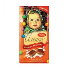 Шоколад "Аленка" 100 гр с разноцветным драже