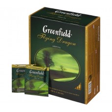 Чай Greenfield Flying Dragon (Гринфилд Флаинг Драгон) зеленый 100 пак