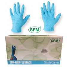 Нитриловые перчатки SFM голубые - 1000 пар-(2000 шт) (размер M)