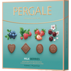 Шоколадный набор Пергале Вишнево-ягодная коллекция 117гр