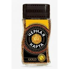 Кофе Чёрная Карта Голд стекло 47,5гр / Штраус