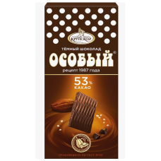 Шоколад Особый порционный оригинальный  53% какао, 88гр /Крупская