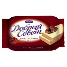 Вафли диабет "Добрый совет" на фруктозе шоколад 73г